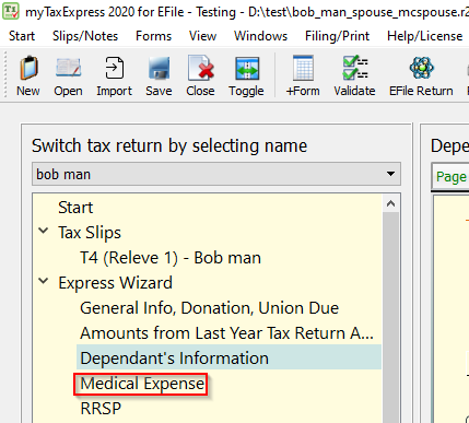 Medical expense