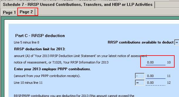 RRSP limit