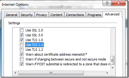 enable TLS