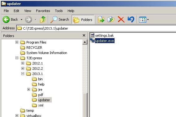 update T2Express