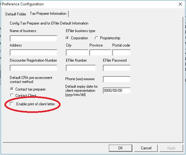 enable client print