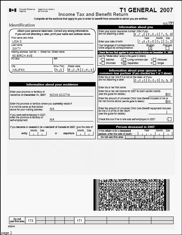 file taxes online canada revenue agency